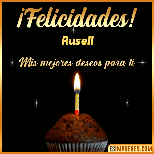 Gif de Felicidades  Rusell