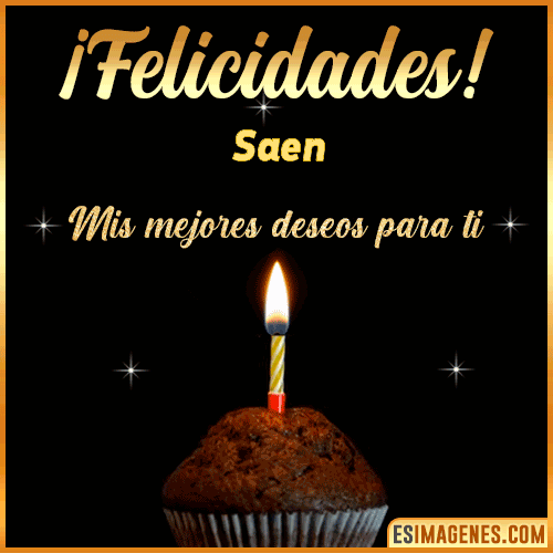 Gif de Felicidades  Saen