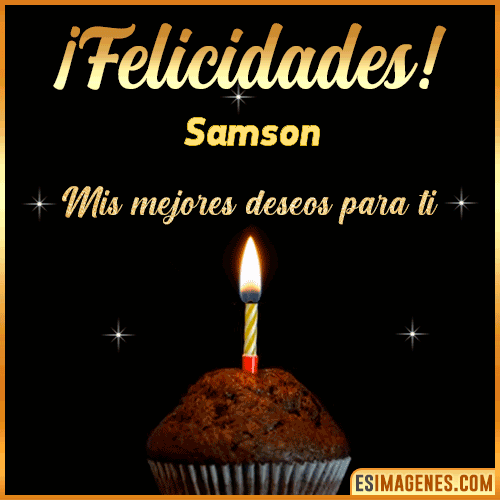 Gif de Felicidades  Samson