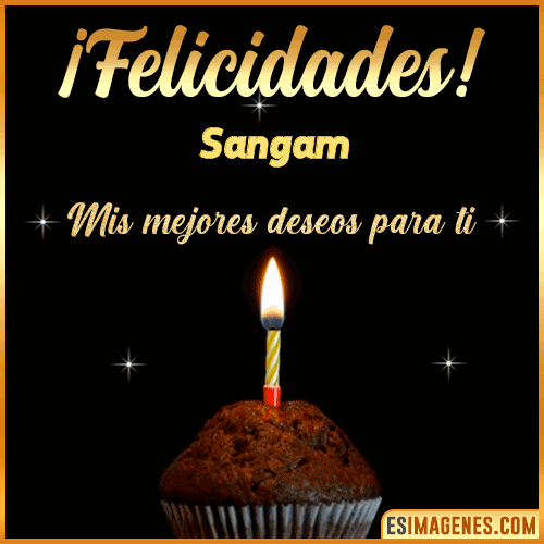 Gif de Felicidades  Sangam