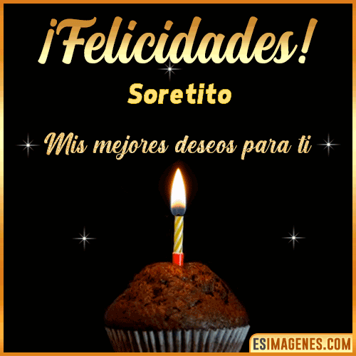 Gif de Felicidades  Soretito