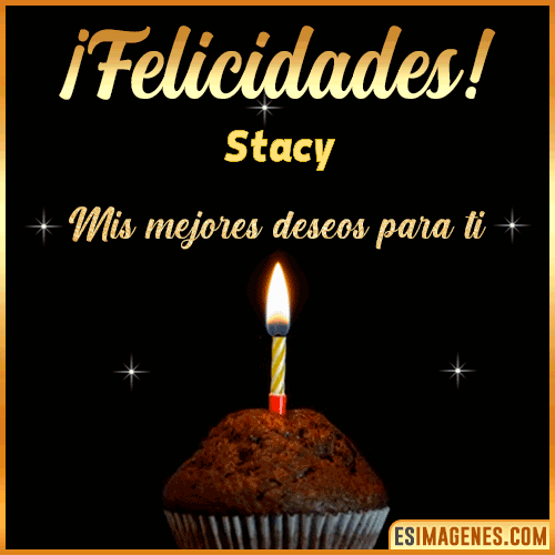Gif de Felicidades  Stacy