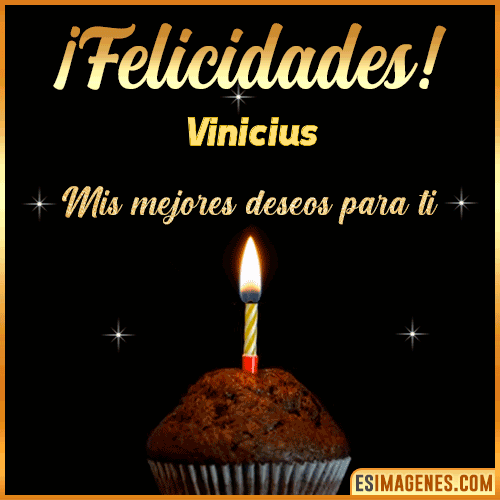 Gif de Felicidades  Vinicius