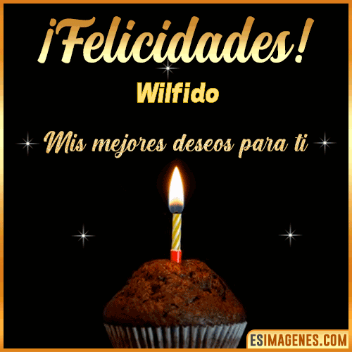 Gif de Felicidades  Wilfido