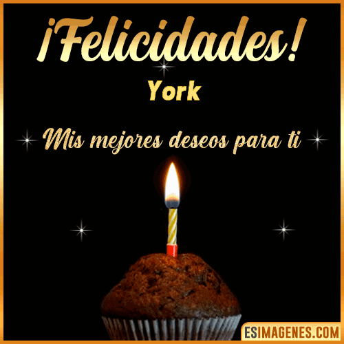 Gif de Felicidades  York