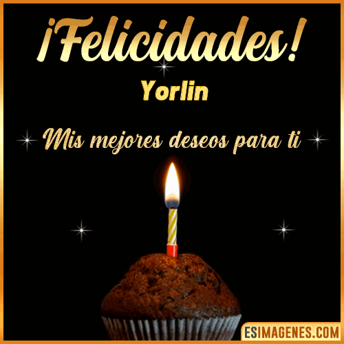 Gif de Felicidades  Yorlin