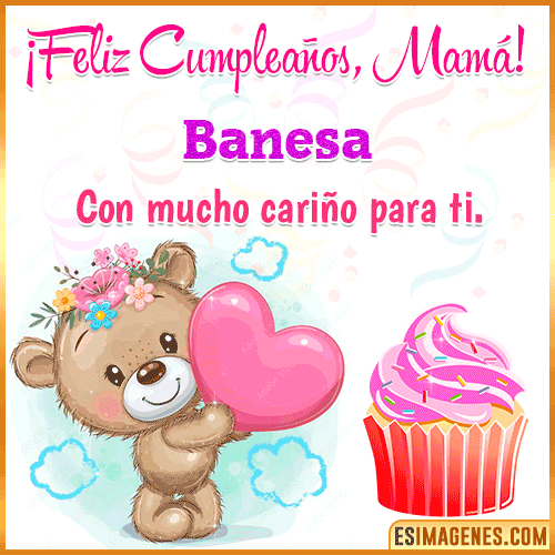 Gif de cumpleaños para mamá  Banesa