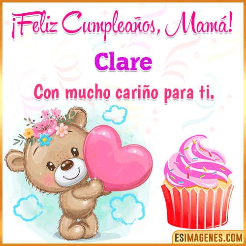 Gif de cumpleaños para mamá  Clare