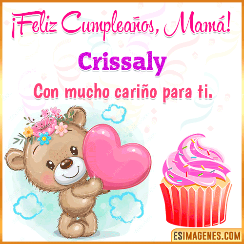 Gif de cumpleaños para mamá  Crissaly