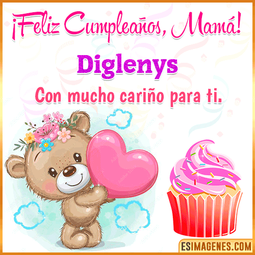 Gif de cumpleaños para mamá  Diglenys