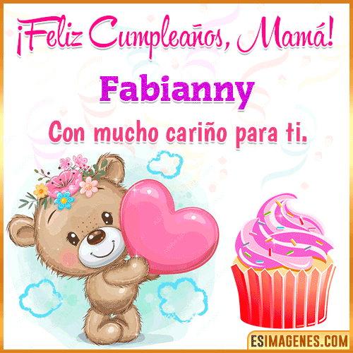 Gif de cumpleaños para mamá  Fabianny
