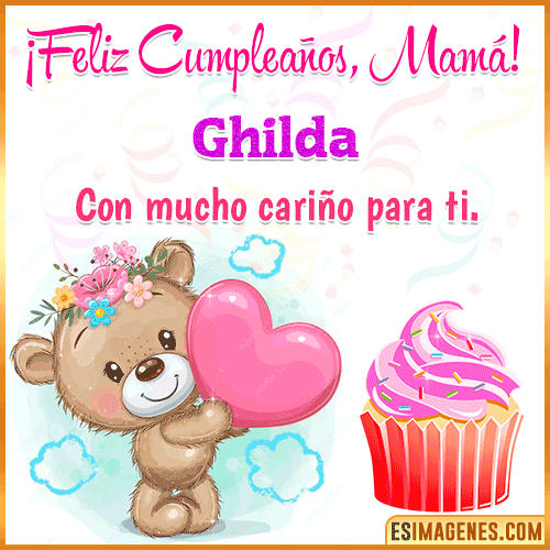 Gif de cumpleaños para mamá  Ghilda