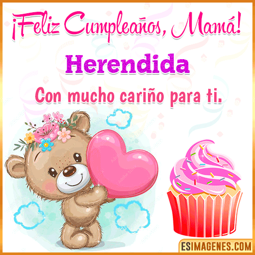 Gif de cumpleaños para mamá  Herendida