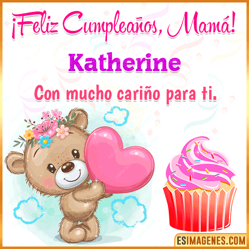 Gif de cumpleaños para mamá  Katherine