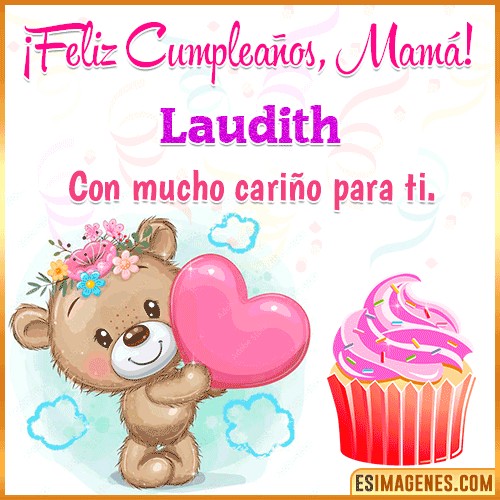 Gif de cumpleaños para mamá  Laudith