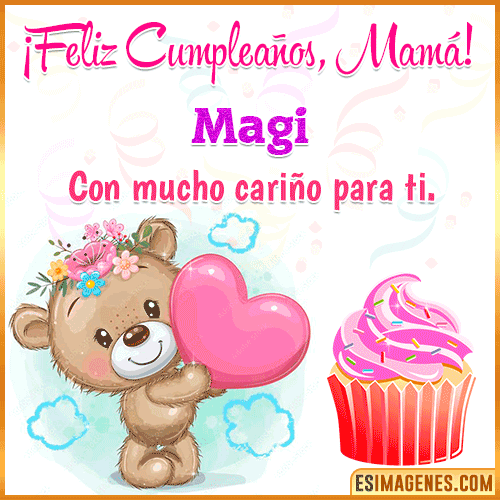 Gif de cumpleaños para mamá  Magi