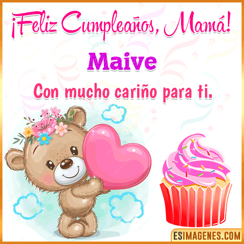 Gif de cumpleaños para mamá  Maive