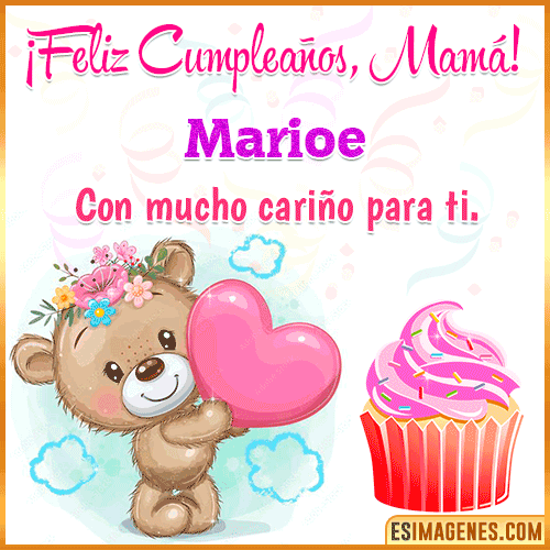 Gif de cumpleaños para mamá  Marioe