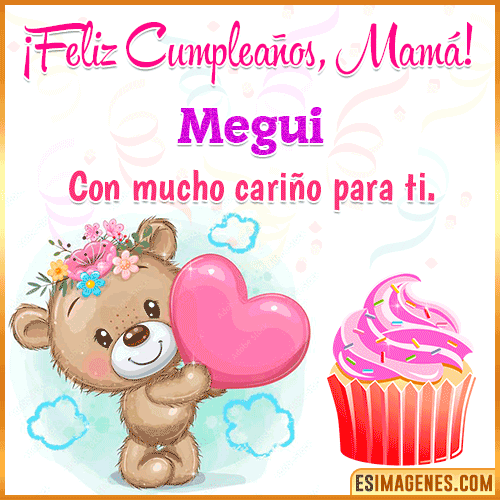 Gif de cumpleaños para mamá  Megui