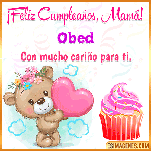 Gif de cumpleaños para mamá  Obed