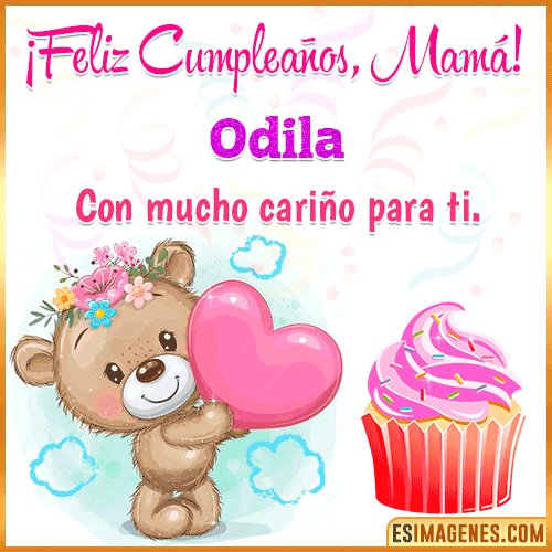 Gif de cumpleaños para mamá  Odila