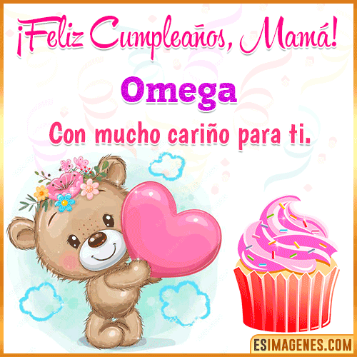 Gif de cumpleaños para mamá  Omega