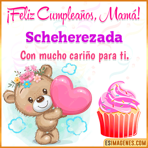Gif de cumpleaños para mamá  Scheherezada