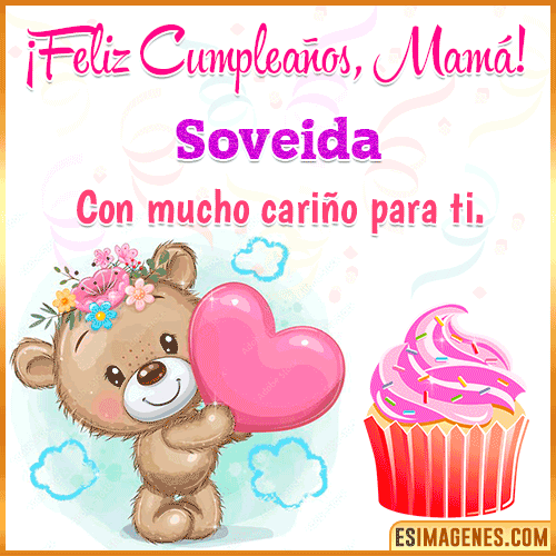 Gif de cumpleaños para mamá  Soveida