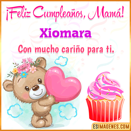 Gif de cumpleaños para mamá  Xiomara