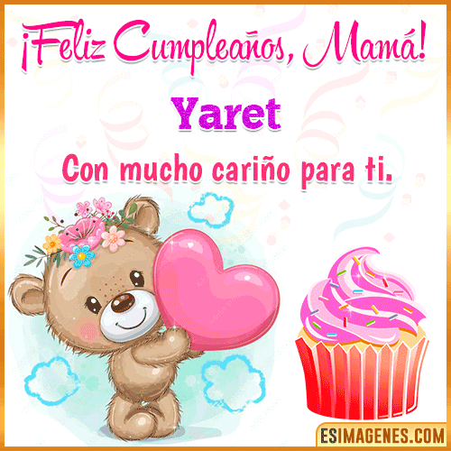 Gif de cumpleaños para mamá  Yaret