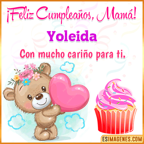 Gif de cumpleaños para mamá  Yoleida