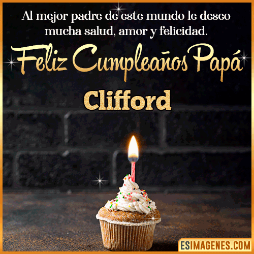 Gif de Feliz Cumpleaños papá  Clifford