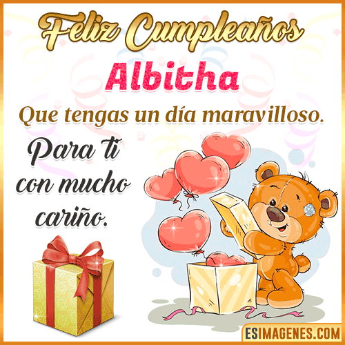 Gif para desear feliz cumpleaños  Albitha