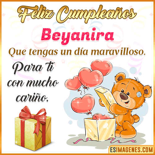 Gif para desear feliz cumpleaños  Beyanira