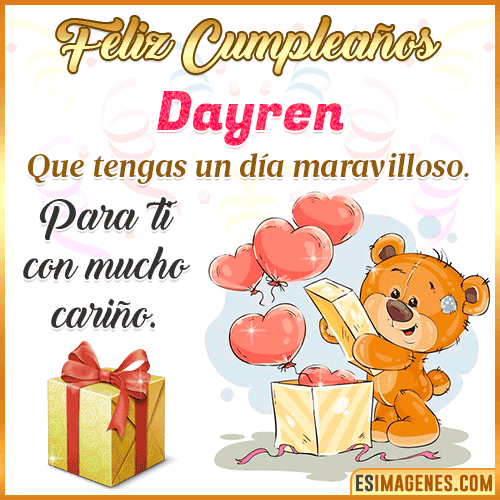 Gif para desear feliz cumpleaños  Dayren