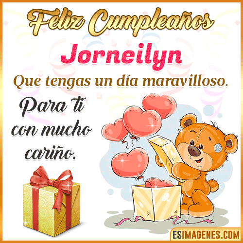 Gif para desear feliz cumpleaños  Jorneilyn