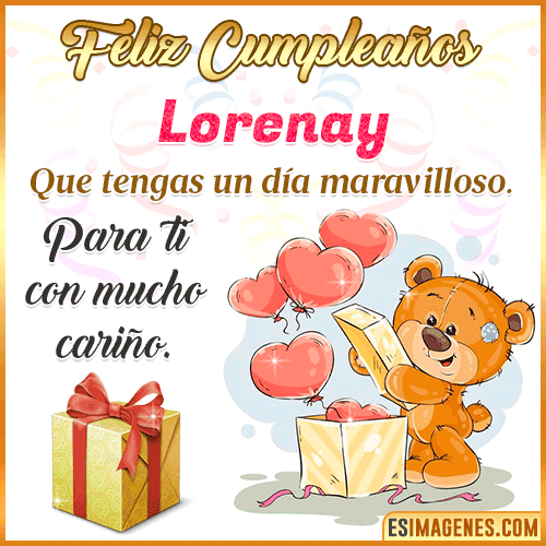 Gif para desear feliz cumpleaños  Lorenay