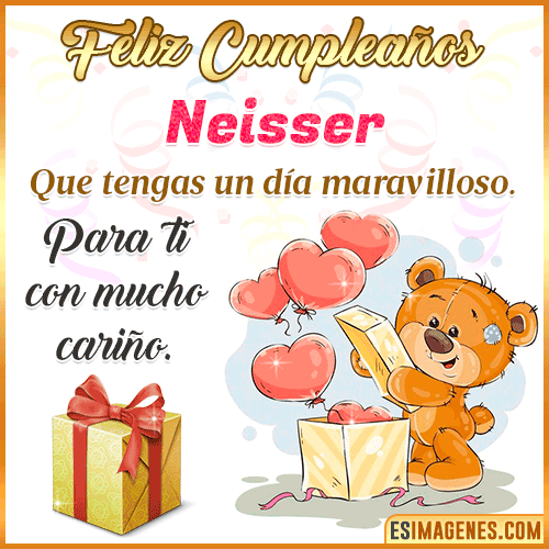 Gif para desear feliz cumpleaños  Neisser