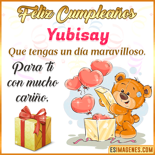 Gif para desear feliz cumpleaños  Yubisay