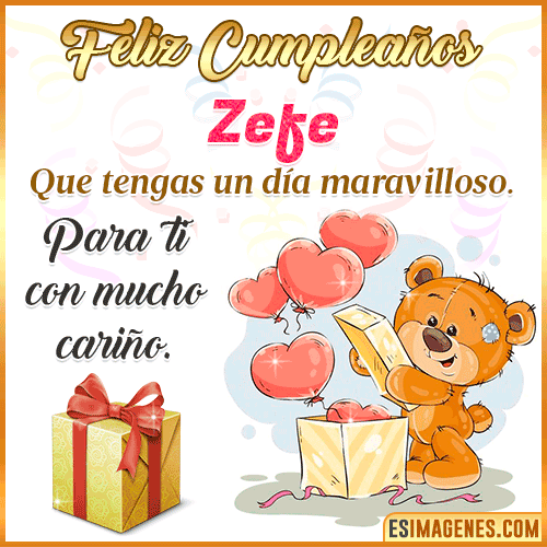 Gif para desear feliz cumpleaños  Zefe