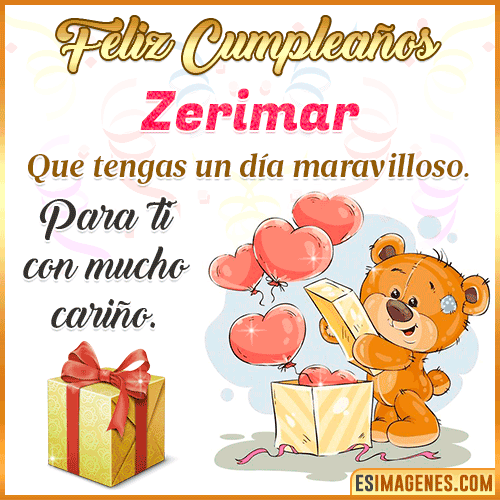 Gif para desear feliz cumpleaños  Zerimar