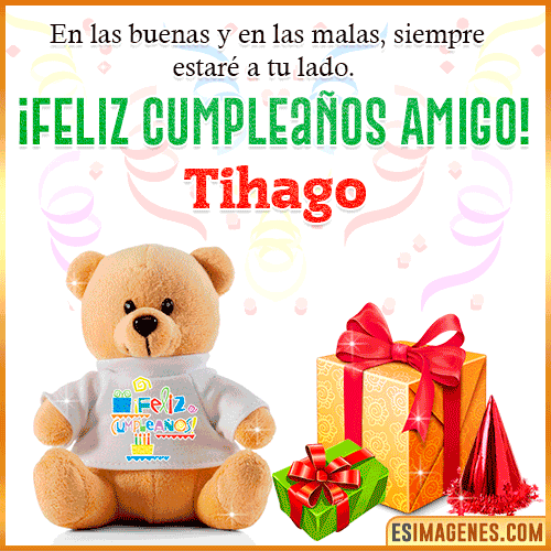 Imagen de Feliz Cumpleaños Amigo  Tihago