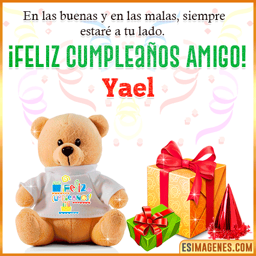 Imagen de Feliz Cumpleaños Amigo  Yael
