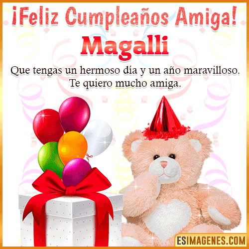 Imagen de Feliz Cumpleaños Amiga  Magalli
