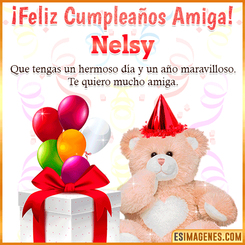 Imagen de Feliz Cumpleaños Amiga  Nelsy