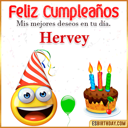 Imagen Feliz Cumpleaños  Hervey
