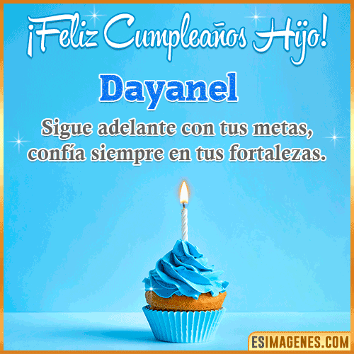 Imagen Feliz cumpleaños hijo  Dayanel