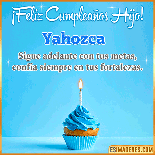 Imagen Feliz cumpleaños hijo  Yahozca