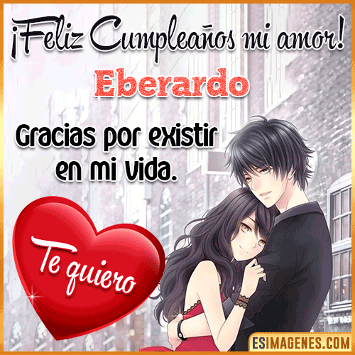 Imagen Feliz cumpleaños mi Amor  Eberardo
