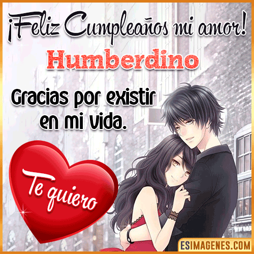 Imagen Feliz cumpleaños mi Amor  Humberdino